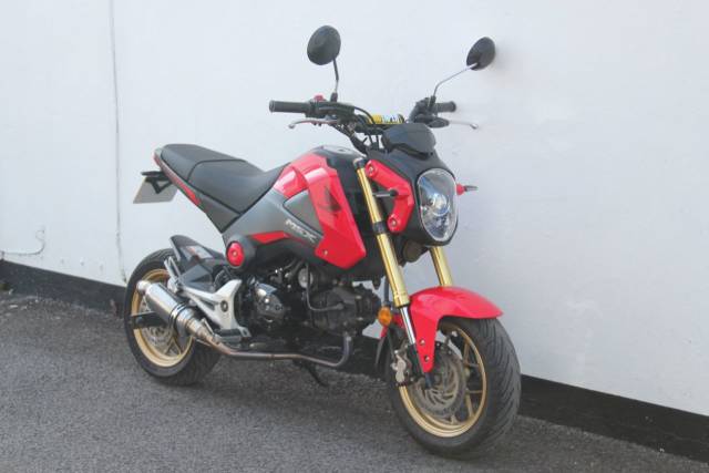 Honda Msx MSX 125-F Grom Mini Bike Petrol Pearl Valentine Red