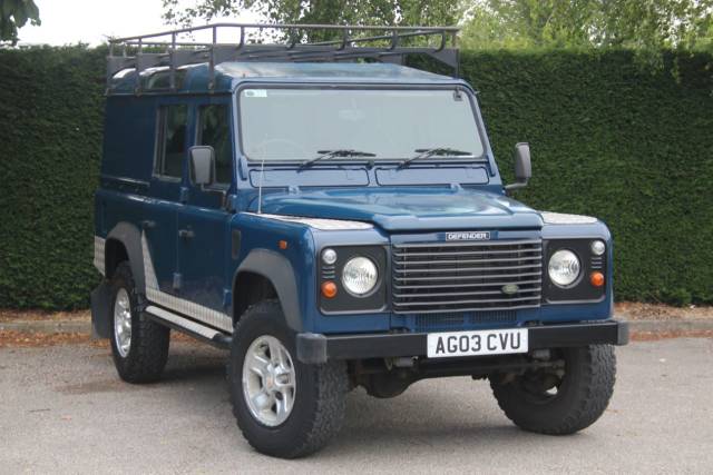 Land Rover Defender 2.5 110 TD5 County Utility Station Wagon Four Wheel Drive Diesel Caledonian Blue