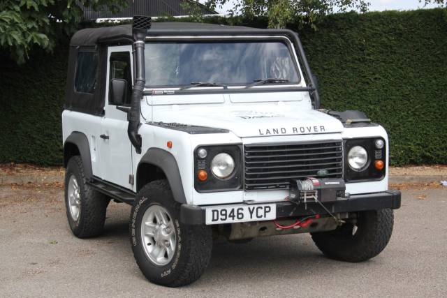 Land Rover Defender 2.5 90 300 TDi Soft Top Four Wheel Drive Diesel Polar White