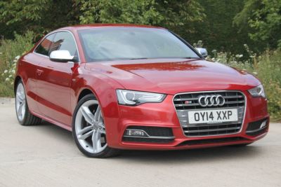 Audi A5 3.0 S5 Quattro S Tronic Coupe Petrol Volcano Red Metallic at Norton Automotive Aylesbury