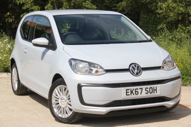 Volkswagen Up 1.0 Move Up Hatchback Petrol White Silver Metallic