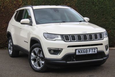 Jeep Compass 1.4 Multiair 140 Limited [2WD] Estate Petrol Vocal White Pearl at Norton Automotive Aylesbury